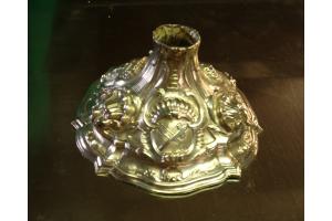 Base calice veneziano sbalzato e cesellato
